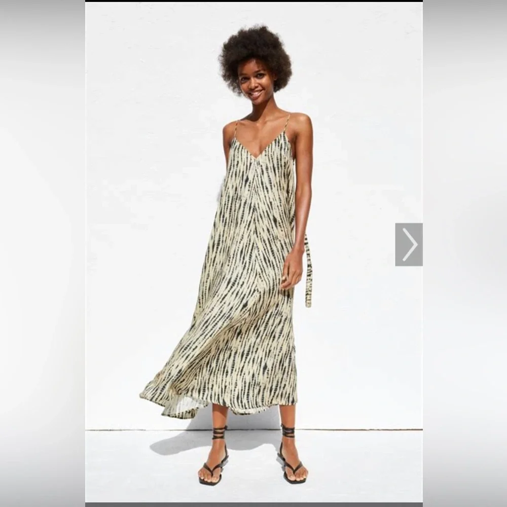 Zara tie dye print maxi dress. Excellent condition! - Picture 1 of 9